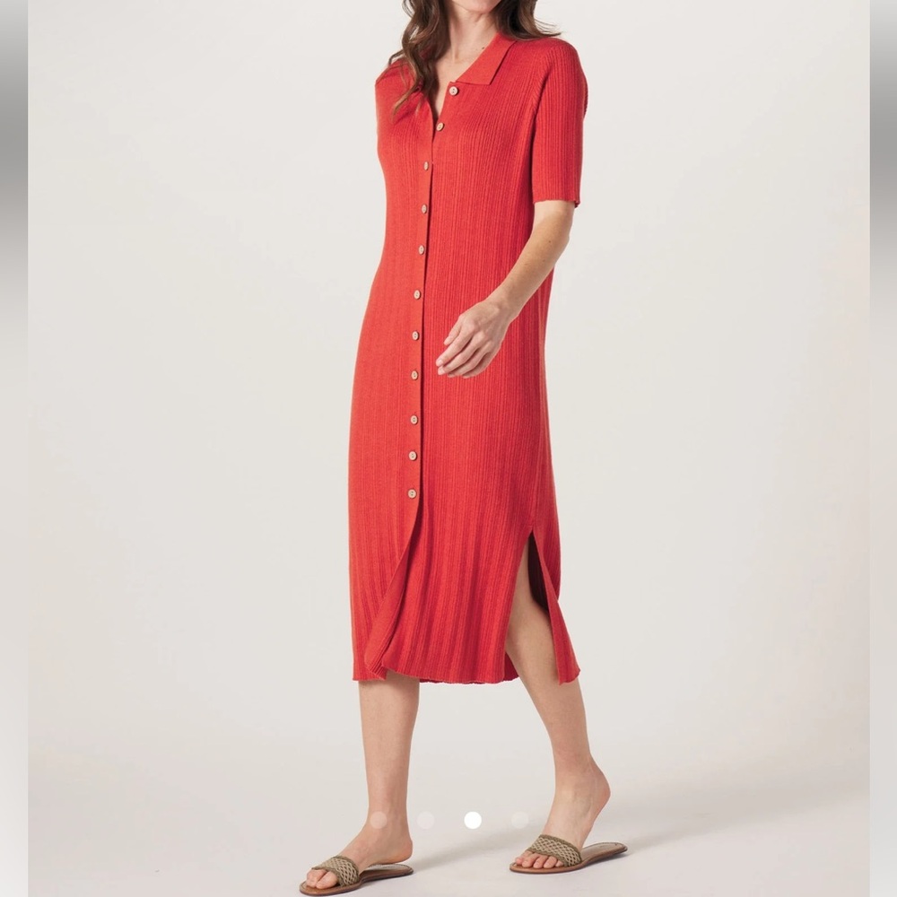 Normal Brand Knit Polo Dress, XS - S